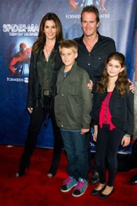 Cindy Crawford and family