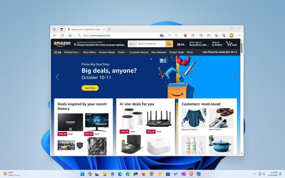 Microsoft Edge shopping tools