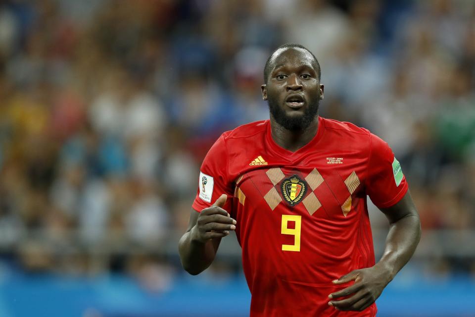 Romelu Lukaku of Belgium during the 2018 FIFA World Cup Russia round of 16 match between Belgium and Japan at the Rostov Arena on July 02, 2018 in Rostov-On-Don, Russia. (Getty Images)