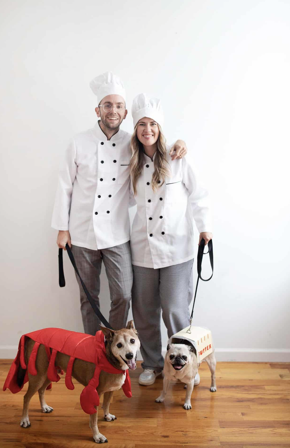 chef lobster and butter family halloween costume