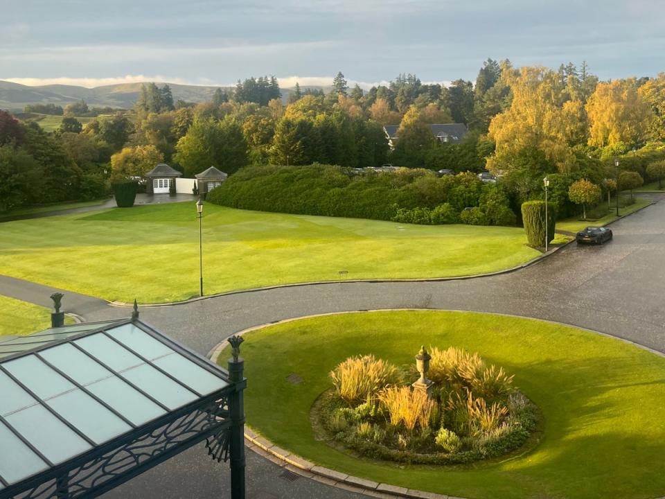 The hotel and grounds are set among the stunning Ochil Hills in Perthshire (Helen Wilson-Beevers)