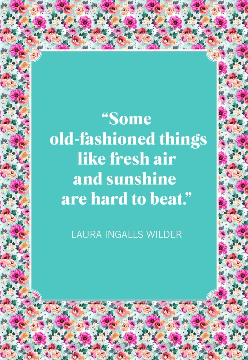 spring quotes laura ingalls wilder