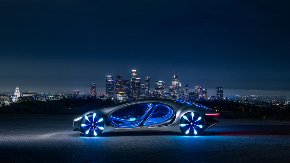 The Mercedes-Benz Vision AVTR concept car.