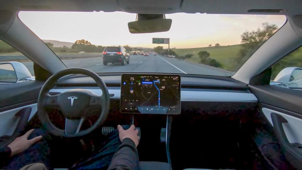 tesla full self driving