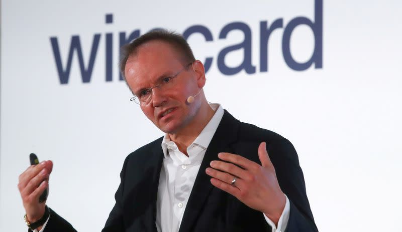 FILE PHOTO: Wirecard CEO Markus Braun speaks at the company's 2019 annual news conference in Aschheim
