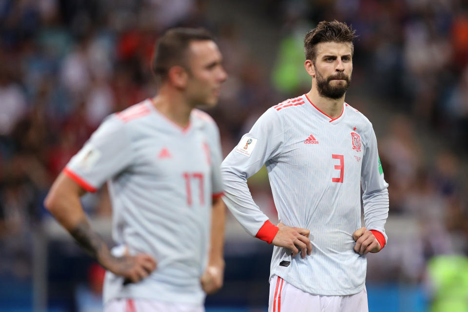 Gerard Pique is currently in Russia with the Spain team, but found time to defend himself