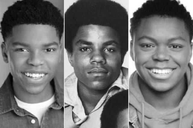 <p>Courtesy Lionsgate; Michael Ochs Archives/Getty </p> Judah Edwards, Tito Jackson, and Rhyan Hill