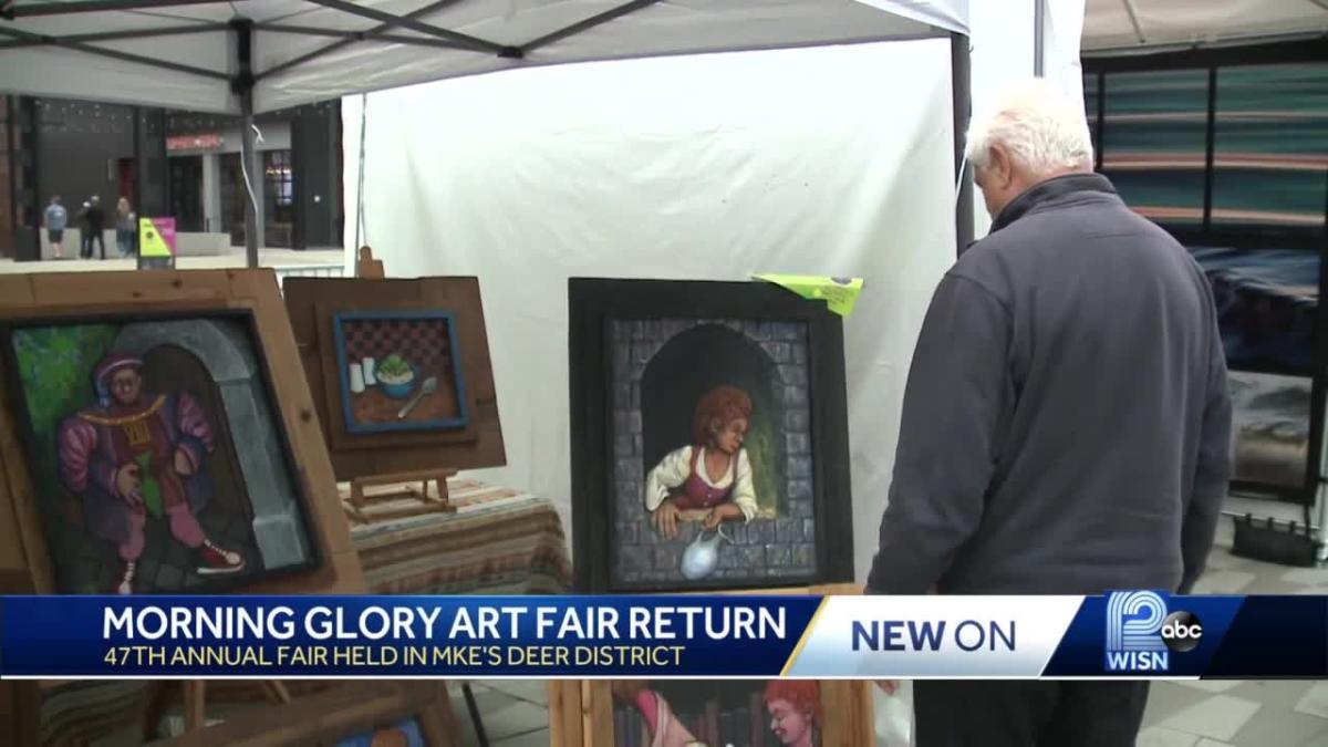 Morning Glory Art Fair packs Milwaukee's Deer District
