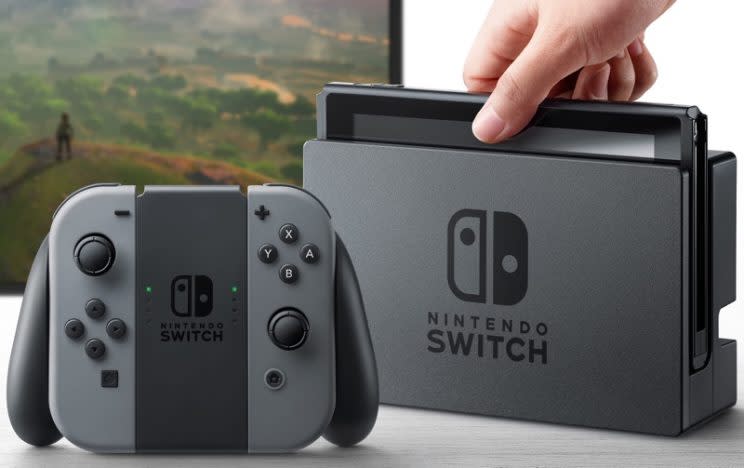 Nintendo Switch console.