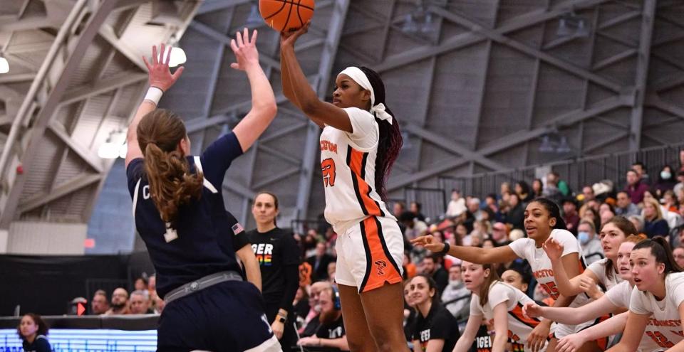 Madison St. Rose, the Ivy League Rookie of the Year last season, played in every game for Princeton, making 21 starts.