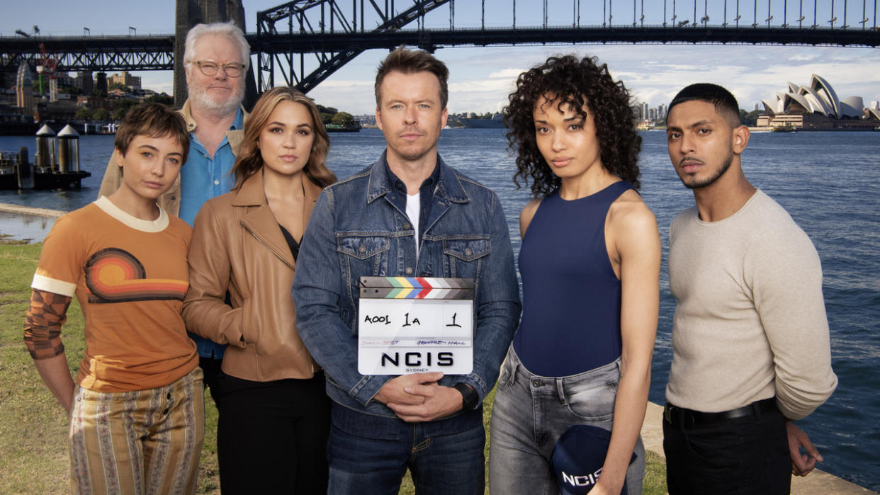  Cast of NCIS: Sydney BTS. 
