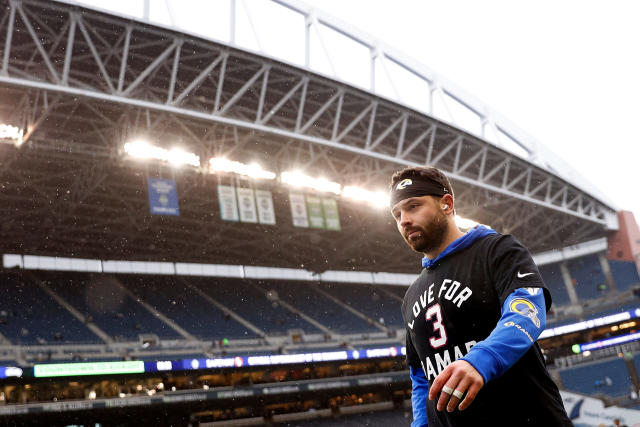 Look: Rams show love for Damar Hamlin with pregame shirts, custom