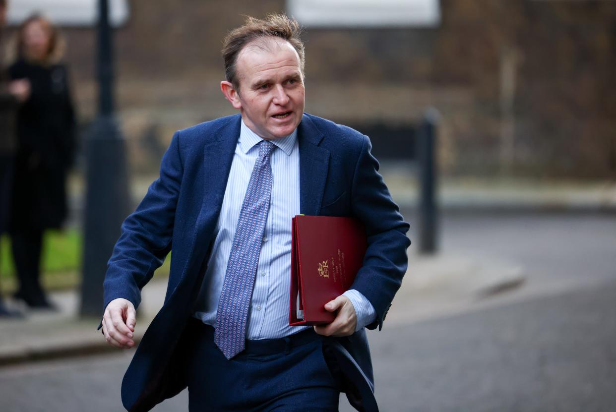 <p>George Eustice has publicly insisted there is 'no legal barrier' to exports - demanding Brussels back down</p> (REUTERS)