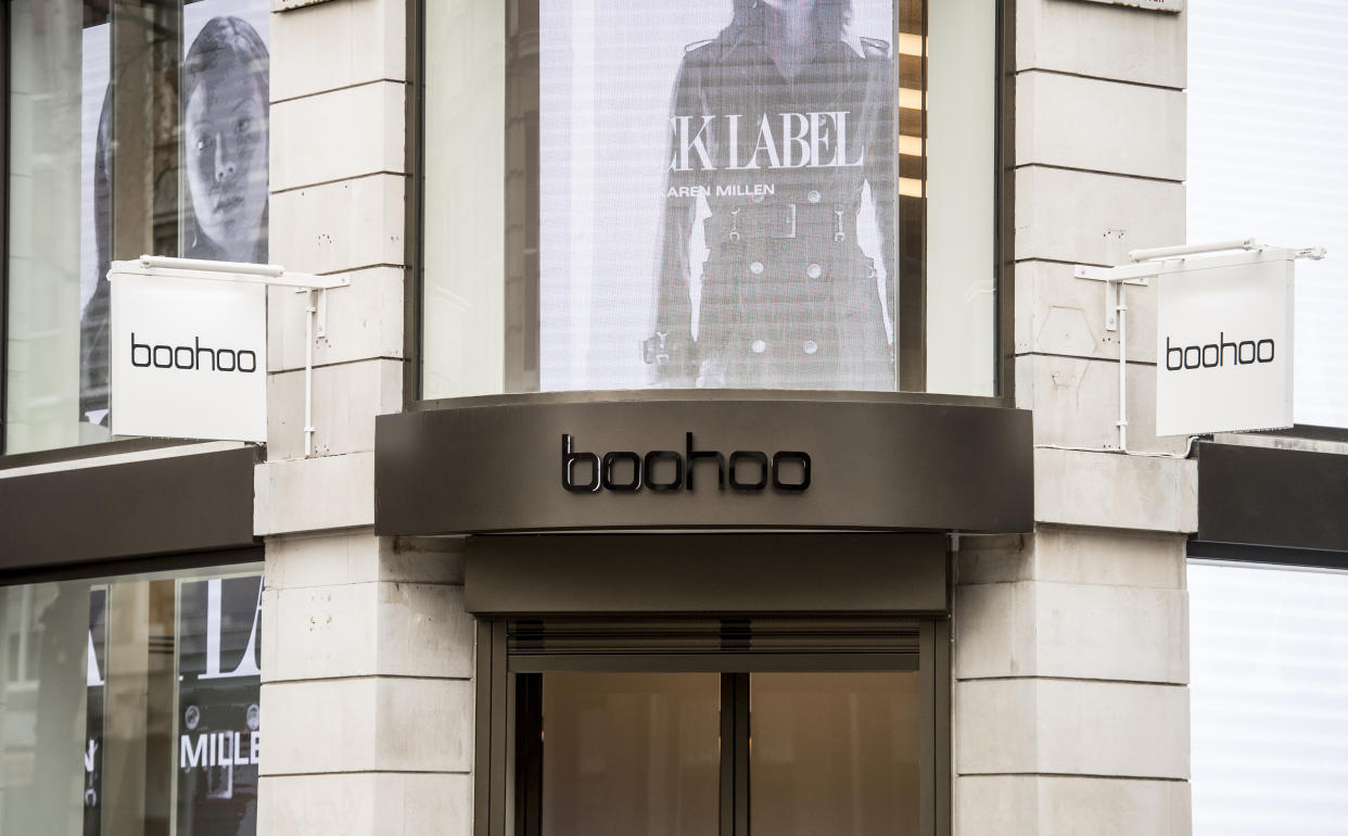 General View of a boohoo store in London. (Photo by Ian West/PA Images via Getty Images)