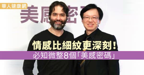 國外知名整型外科醫師 ，同時也是臉部醫美專家Mauricio de Maio(圖左)，依據豐富臨床經驗，發展出一套「MD CodesTM美感密碼」策略。