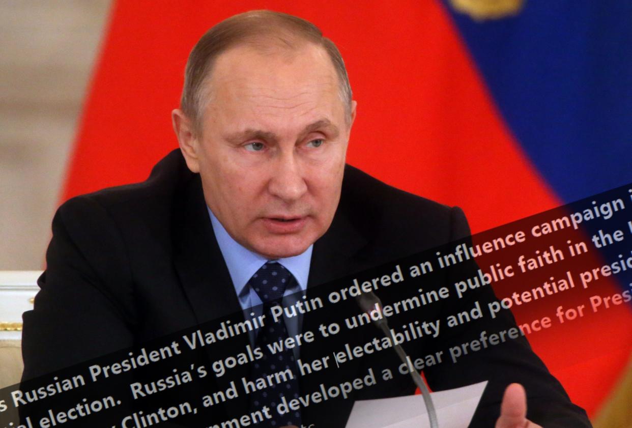 Russian President Vladimir Putin speaks in Moscow on Dec. 26. (Photo: Mikhail Svetlov/Getty Images)