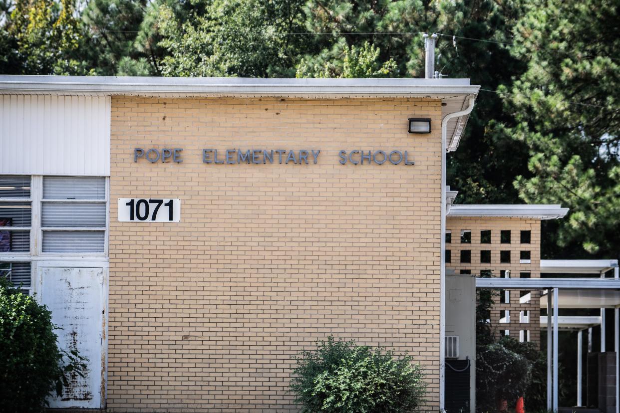 Pope Elementary School seen on Wed, Sept 29, 2021 in Jackson, Tenn. 