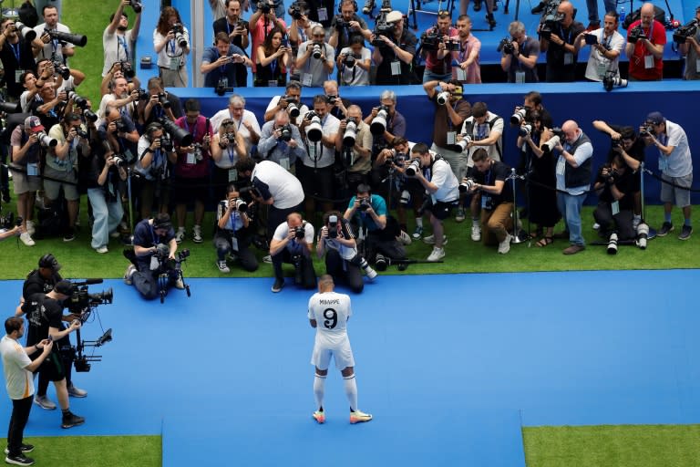 Mbappe says dream has come true at Real Madrid unveiling Yahoo Sports