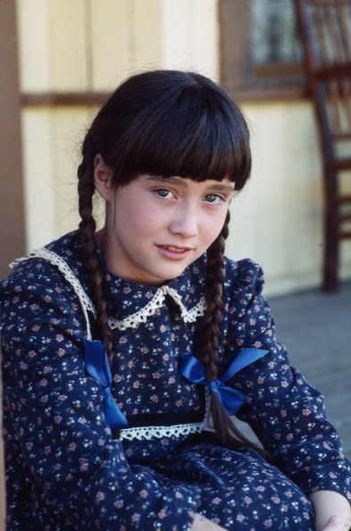 LITTLE HOUSE ON THE PRAIRIE — Season 9 — Pictured: Shannen Doherty as Jenny Wilder (Photo by Frank Carroll/NBCU Photo Bank/NBCUniversal via Getty Images via Getty Images)