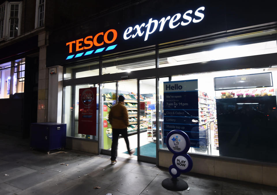 About 300 Tesco Express stores have been caught up in the card errors (Charlotte Ball/PA Images via Getty Images)