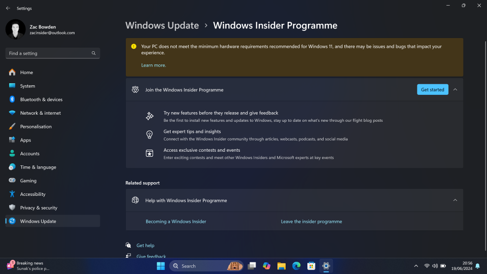 Windows Insider Program