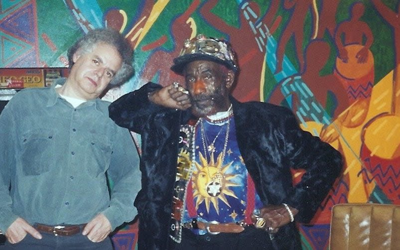 With the reggae master Lee 'Scratch' Perry