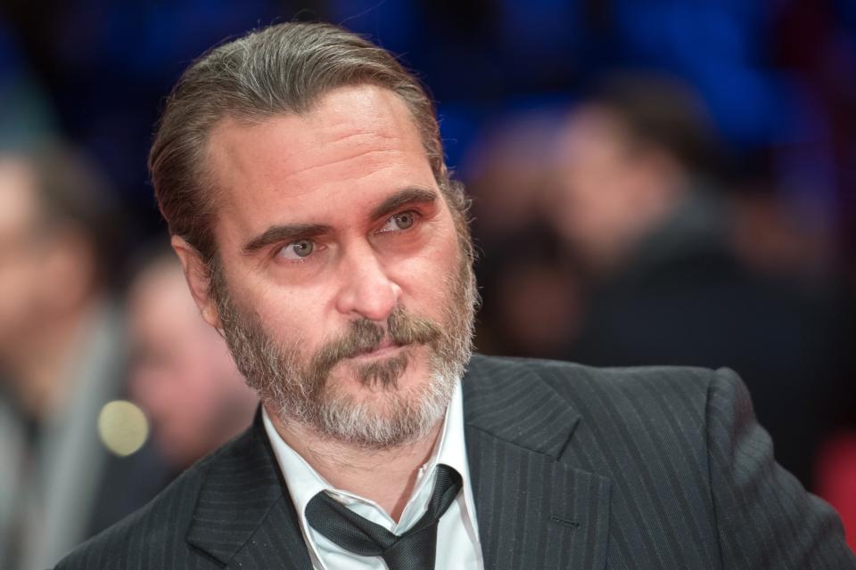 Joaquin Phoenix à la Berlinale de Berlin, le 20 février 2018 - Stefanie LOOS / AFP