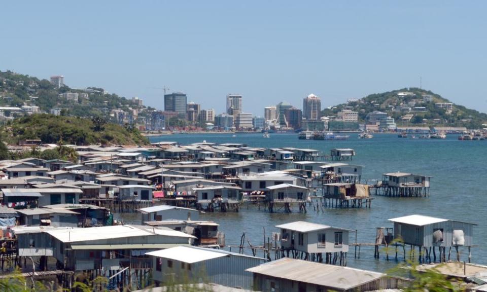 The Motu stilt village in Port Moresby in 2014. Many have come to the PNG capital to pursue their career dreams.