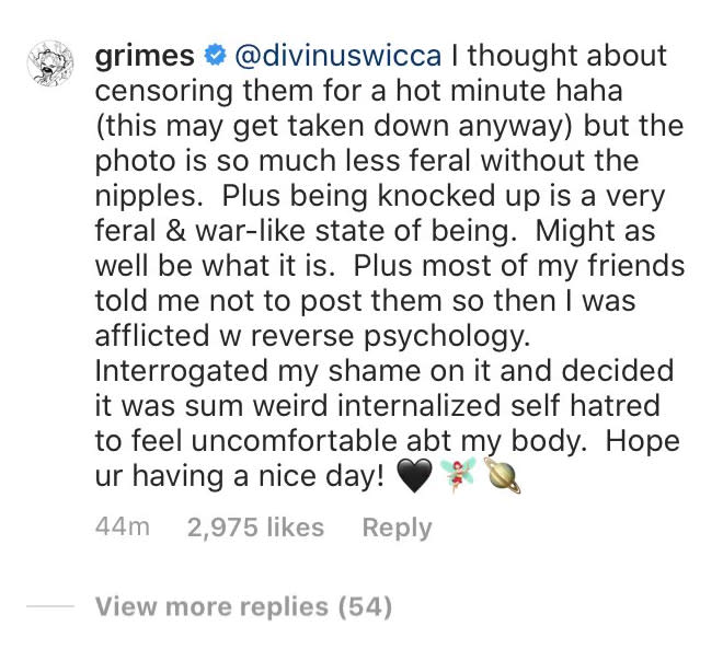 Grimes&#39; comment