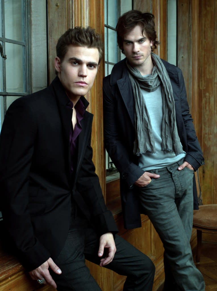 Stefan (Paul Wesley) and Damon Salvatore (Ian Somerhalder) CW Network/Courtesy Everett Collection