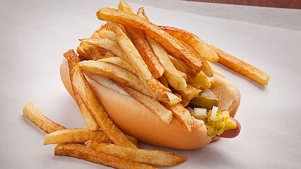 Chicago-Style Hot Dog (River Grove, Illinois)