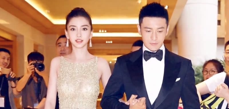 ▲黃曉明（右）與Angelababy「世紀復婚」疑似已經破局。（圖／翻攝自微博）