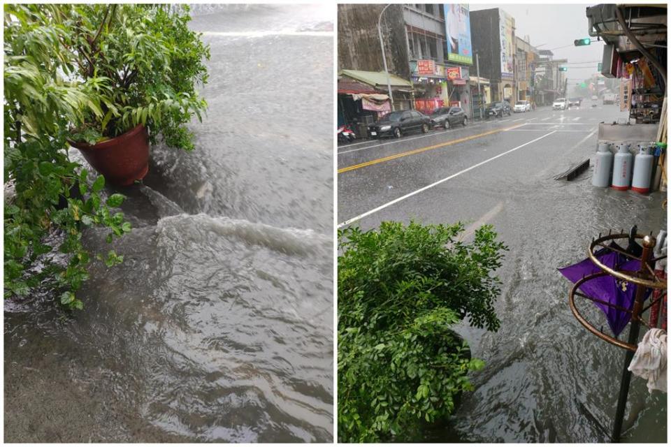 豪雨狂襲宜蘭！橋下停車場「一片汪洋」當地人急喊：快來移車