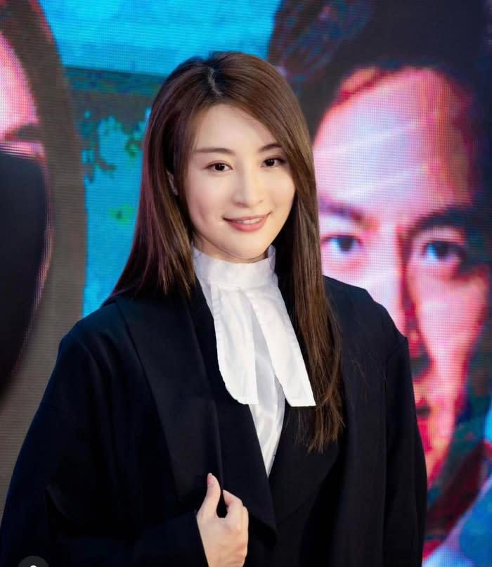 The actress plays the role of lawyer Tin Yau Ka in the series