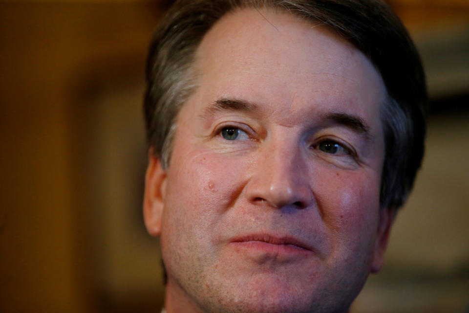 Supreme Court nominee Brett Kavanaugh, pictured July 11 in&nbsp;the Russell Senate Office Building in Washington, has been meeting with senators ahead of confirmation hearings. (Photo: Leah Millis / Reuters)