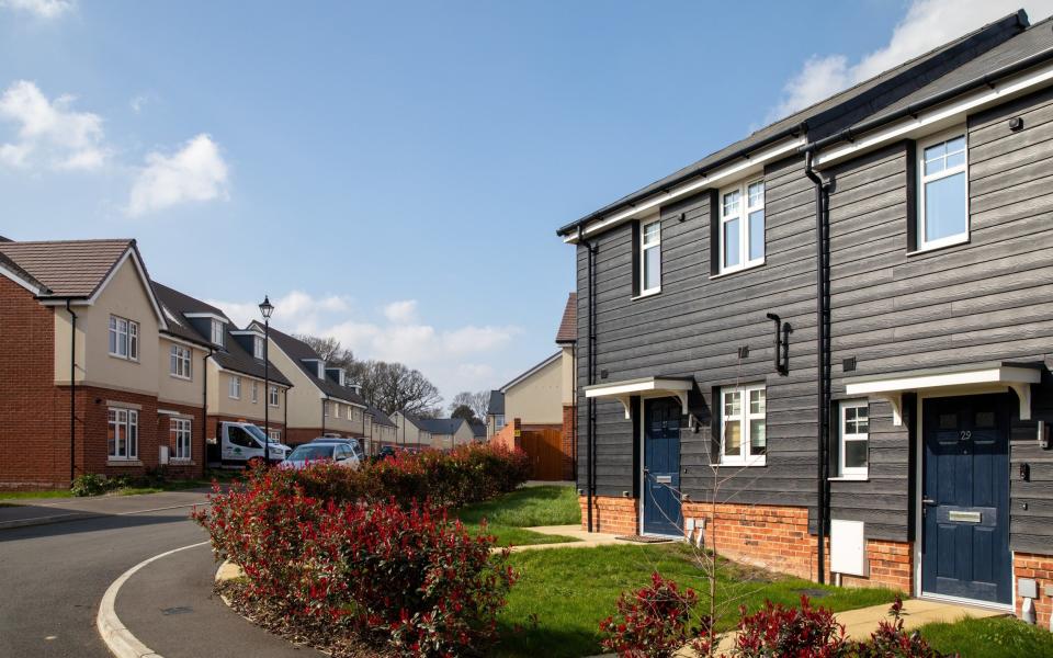 A housing development near Beaumont school