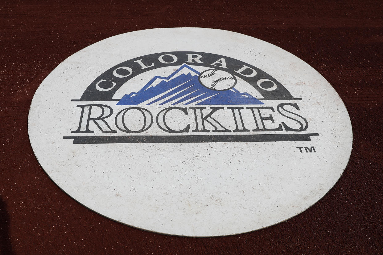 Hensley Meulens is seen in a since-deleted video sitting in one of the pilots' seats during the Rockies' team charter from Denver to Toronto. (Photo by Kevin Abele/Icon Sportswire via Getty Images)