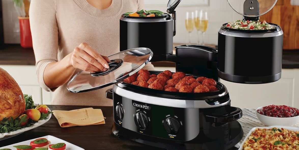 This Crock-Pot Can Cook Three Dishes at Once