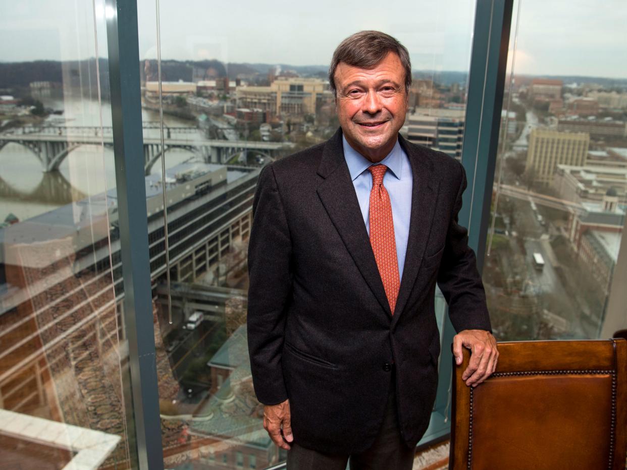 Dwight E. Tarwater pictured in his office in downtown Knoxville on Monday, March 11, 2019.