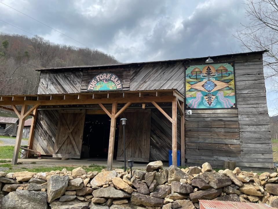 Rare Bird Farm's Tug Fork Barn can hold roughly 100 people for concerts and other events, according to owner Mitchell Davis.