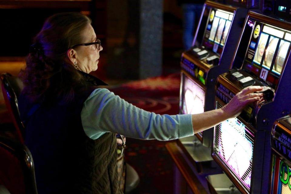 There's no shortage of slot machines at the Rio (Edmund Vallance)