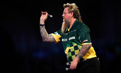 Triple top: Simon ‘the Wizard’ Whitlock of Australia in action.