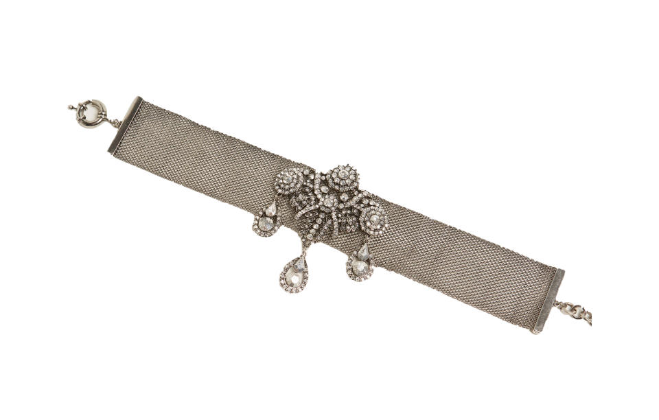 Silver Bejewelled Choker