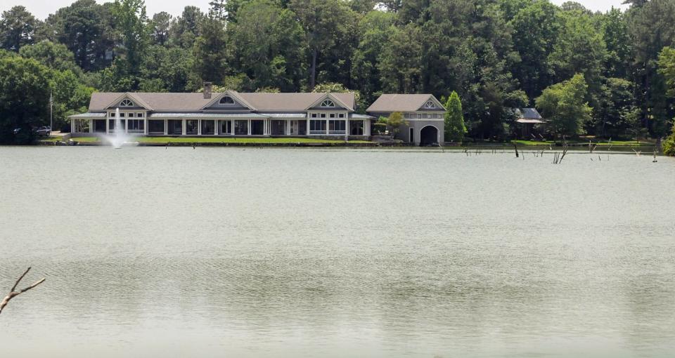His sprawling 200-acre retreat in Pintlala has played host to two presidents, George H.W. Bush and his son George W. Bush. There are three lakes on the property, including the 55-acre Presidents Lake (shown here), that Outdoor Life named in 2010 one the the top five bass lakes in the country.