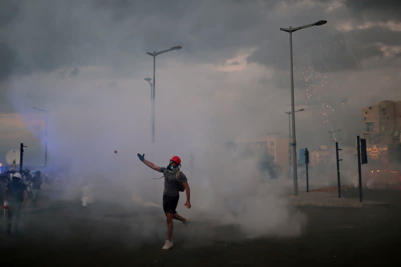 Anti-government protests after Beirut blast