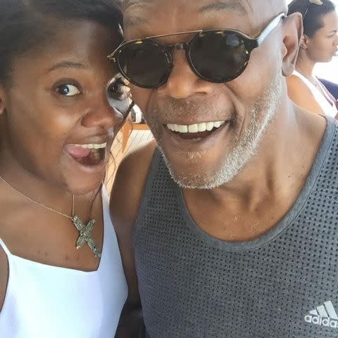 <p>Samuel L. Jackson Instagram</p> Samuel L. Jackson and daughter Zoe Jackson