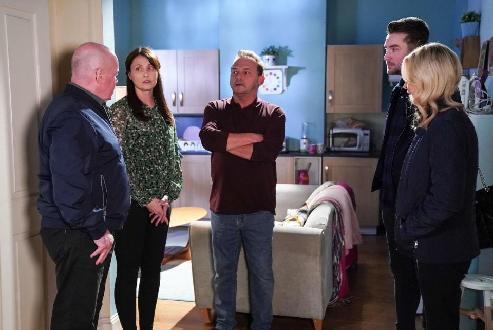 phil mitchell, honey mitchell, billy mitchell, callum highway, kathy beale, eastenders