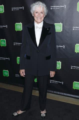 <p>Gregory Pace/Shutterstock</p> Glenn Close attends the Bring Change to Mind event in New York City.