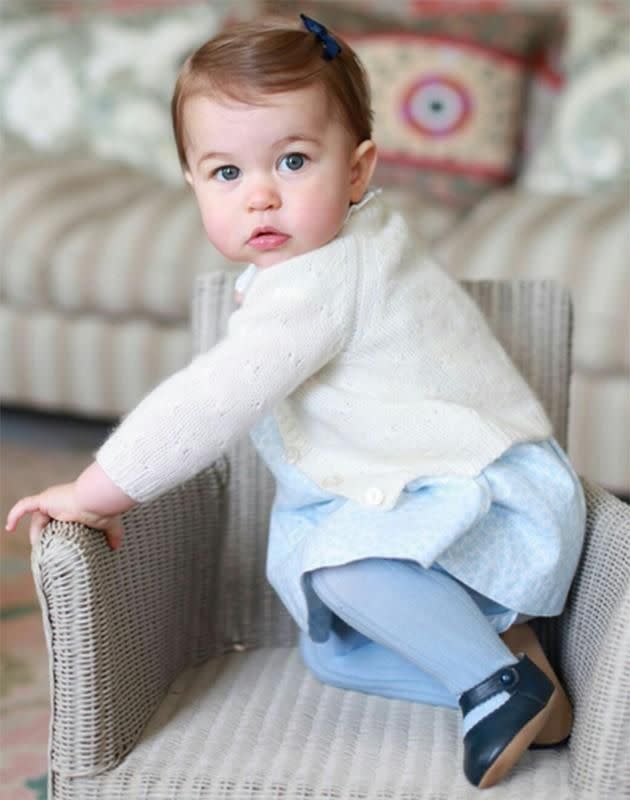 HRH Princess Charlotte. Photo: Twitter