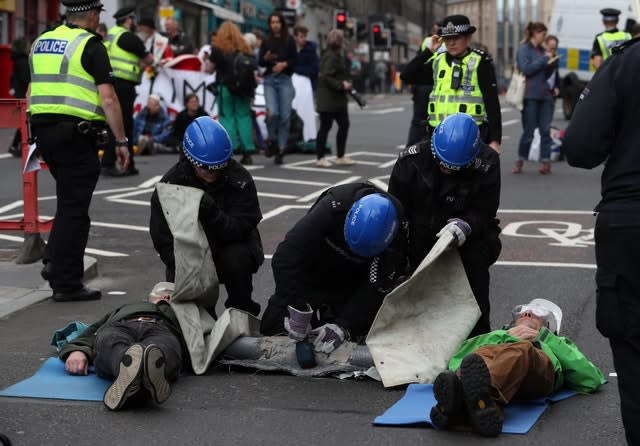 Extinction Rebellion protest – Edinburgh